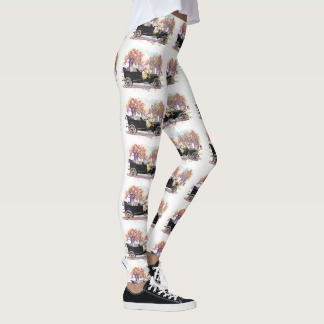 Leggings Leyendas de arte de coches de época (Derecha)