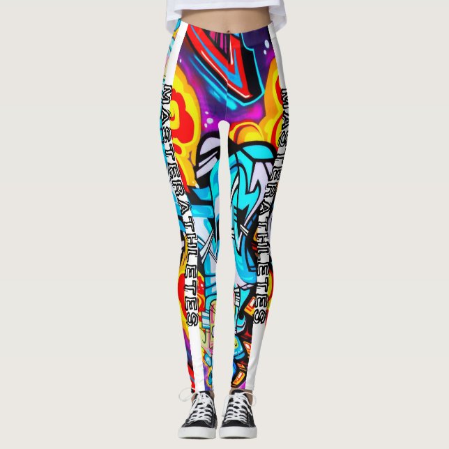 Leggings Leyendas de arte de graffiti (Anverso)