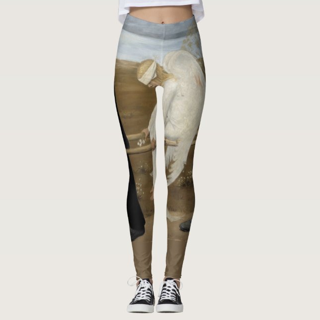 Leggings Leyendas de arte del "Ángel Herido" de Simberg (Anverso)
