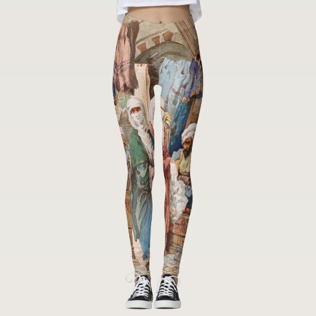Leggings Leyendas de arte del "Bazar de la seda" (Anverso)