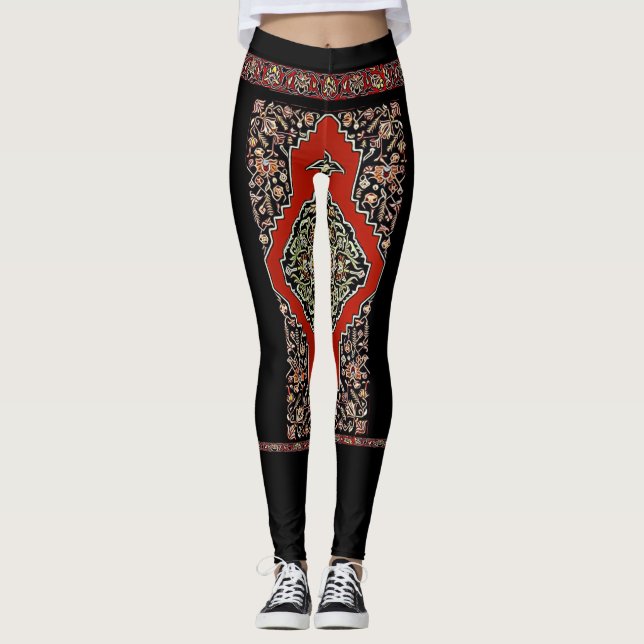 Leggings Leyendas de arte folclórico armenio (Anverso)