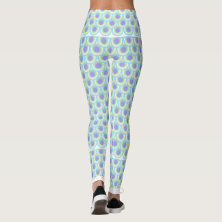 Leggings Leyendas de arte gráfico pavo real