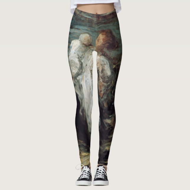 Leggings Leyendas de arte "Madre con hijo" (Anverso)