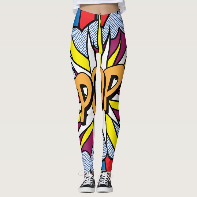 Leggings Leyendas de arte pop (Anverso)