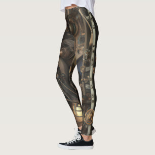 Leggings Leyendas de arte Steampunk