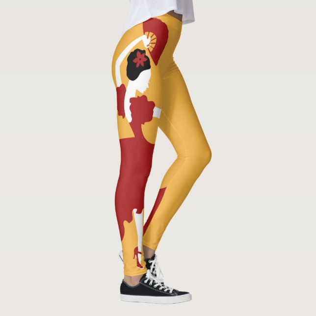 Leggings Leyendas de bailarina de flamenco (Derecha)