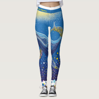 Leggings Leyendas de baile de ballenas