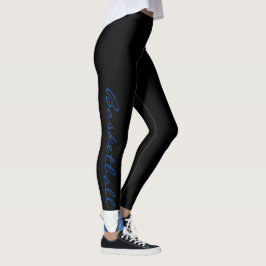 Leggings Leyendas de baloncesto azules y blancas