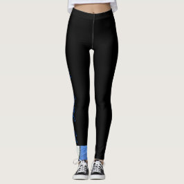 Leggings Leyendas de baloncesto azules y blancas