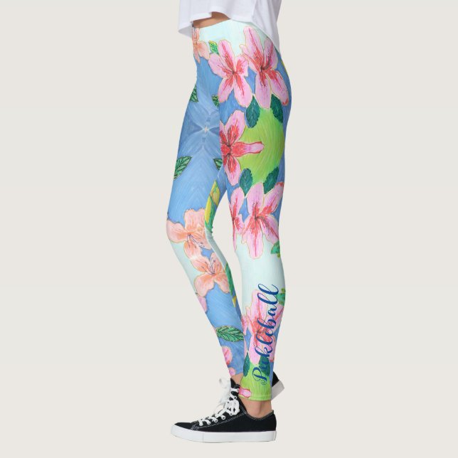 Leggings Leyendas de baloncesto por diseños de Ariella y Li (Izquierda)