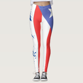 LEGGINGS LEYENDAS DE BANDERA PUERTORRIQUEÑAS HABIC ACD