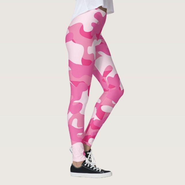 Leggings Leyendas de camuflaje rosado para damas (Derecha)