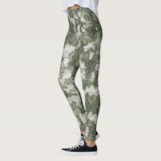 Leggings Leyendas de Camuflaje Verde (Camo) (Izquierda)