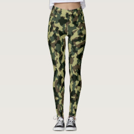 Leggings Leyendas de camuflaje verde oliva