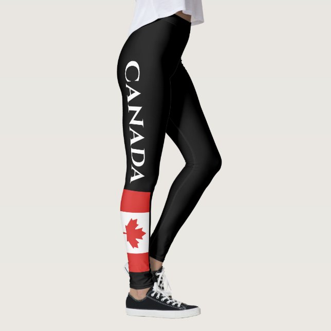 Leggings Leyendas de Canadá - Leyendas del Orgullo Canadien (Derecha)