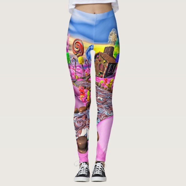 Leggings Leyendas de candelero rosado (Anverso)