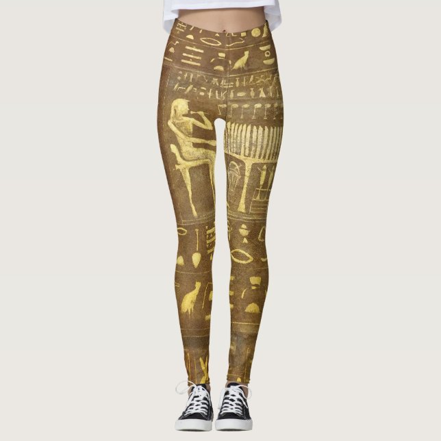 Leggings Leyendas de caracteres egipcias (Anverso)
