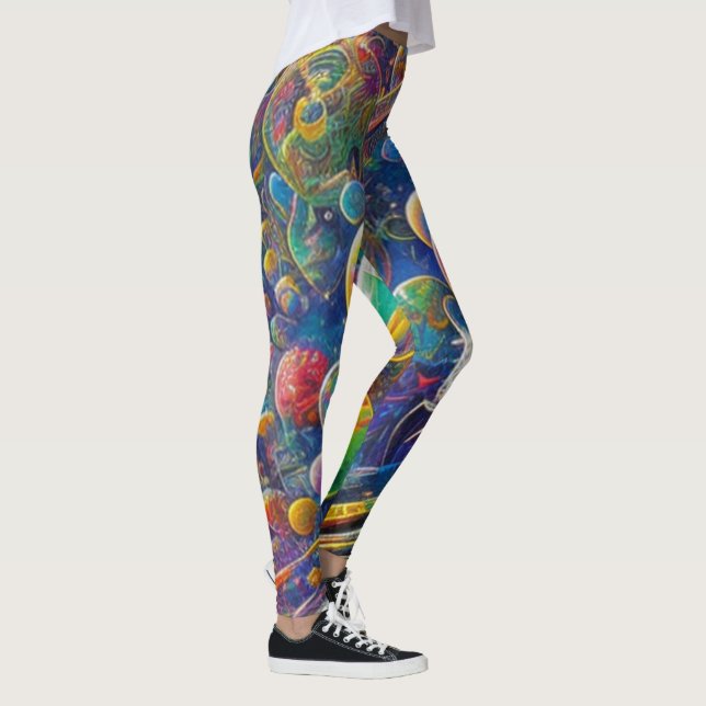 Leggings Leyendas de carreras espaciales (Derecha)