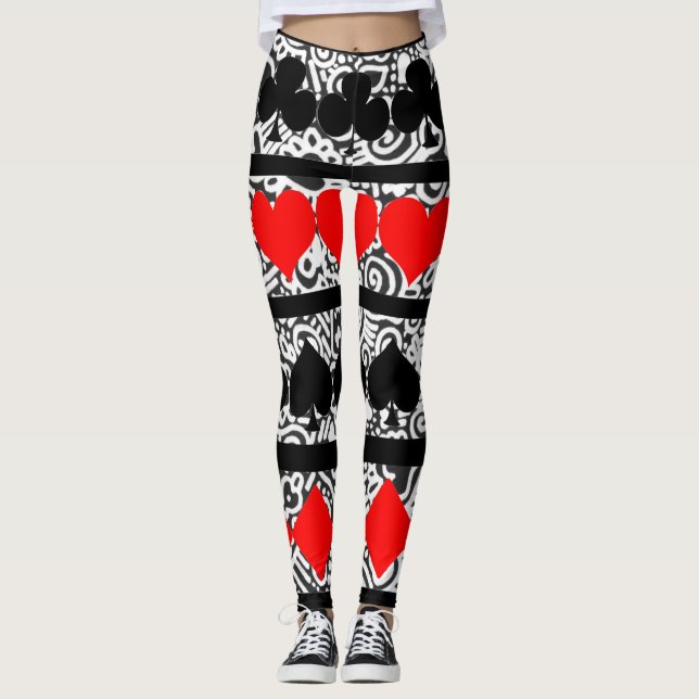 Leggings Leyendas de cartas de reproducción (Anverso)