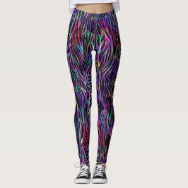 Leggings Leyendas de cebra arco iris