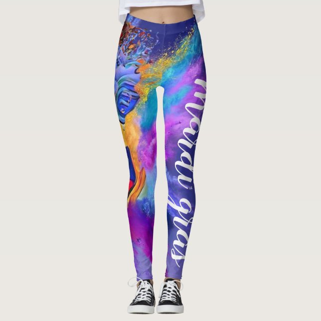 Leggings Leyendas de celebración del Mardi Gras (Anverso)