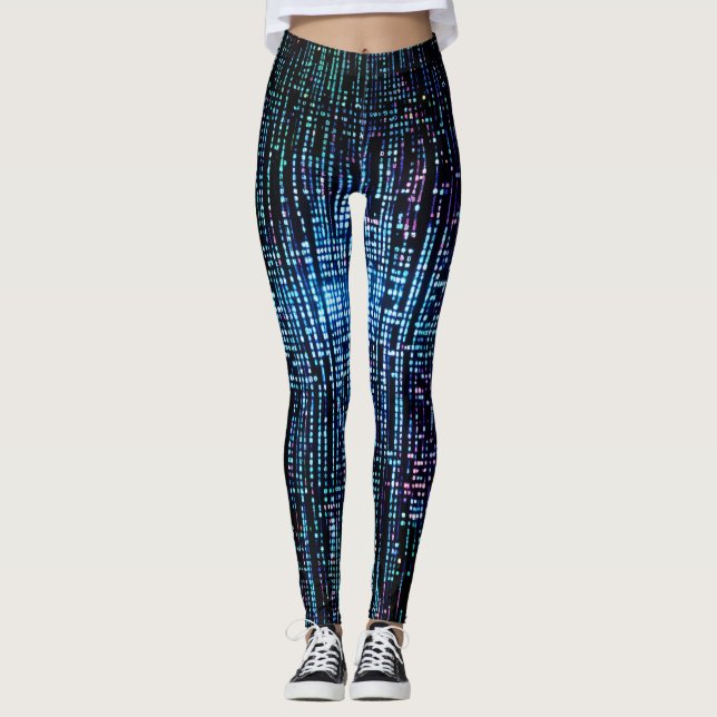 Leggings Leyendas de código de matriz (Anverso)