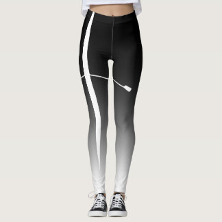 Leggings Leyendas de color blanco negro clásicas de la trip