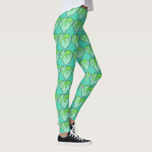 Leggings Leyendas de color personalizado de amor de la Tier