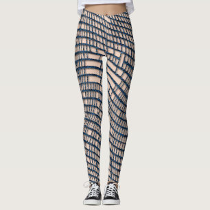 Leggings Leyendas de compensación azul Threadbare