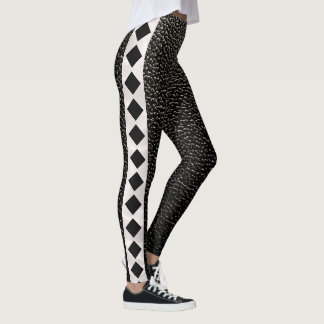 Leggings Leyendas de cuero en huelga de diamantes