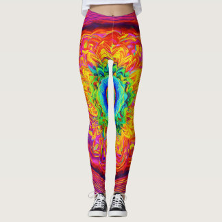 Leggings Leyendas de diseño coloridas y juguetonas"