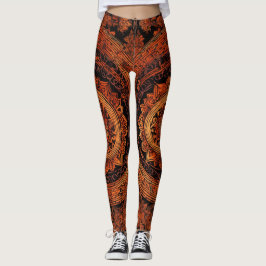 Leggings Leyendas de diseño con patrones inspirados en el t