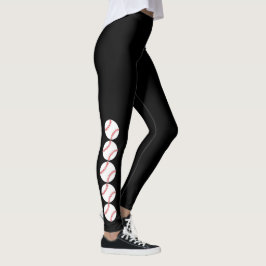 Leggings Leyendas de diseño de béisbol