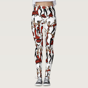 Leggings Leyendas de diseño de flamenco