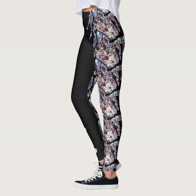 Leggings Leyendas de diseño mosaico (Izquierda)