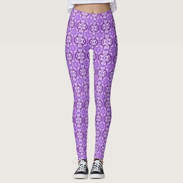 Leggings Leyendas de diseño rosa (Anverso)