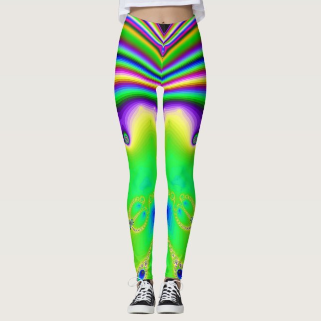 Leggings Leyendas de diverso estilo arco iris (Anverso)