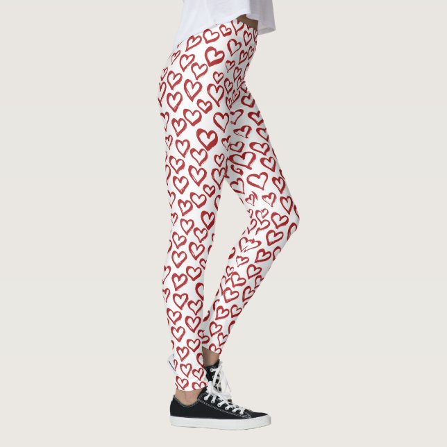 Leggings Leyendas de Doodles del Corazón (Derecha)