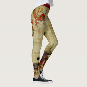 Leggings Leyendas de dragón chinas