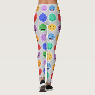 Leggings Leyendas de emoticonos cútitos