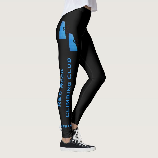 Leggings Leyendas de escalada rock con nombre de club y esc (Derecha)