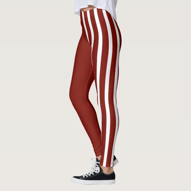 Leggings Leyendas de éster rojo y blanco (Izquierda)