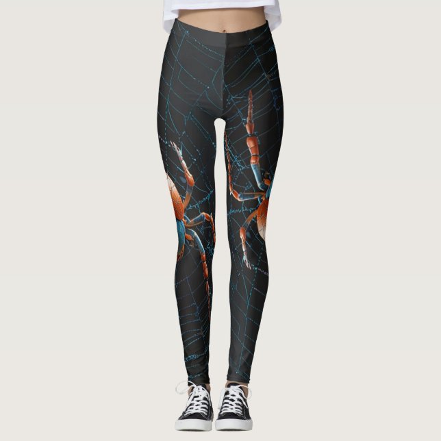 Leggings Leyendas de estilo Web de Spider (Anverso)