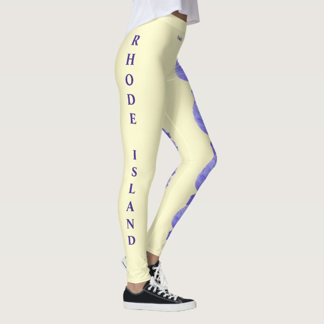 Leggings Leyendas de flores violentas del estado de la isla (Derecha)