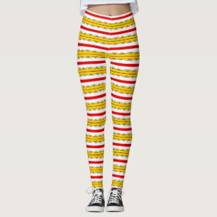 Leggings Leyendas de franjas españolas