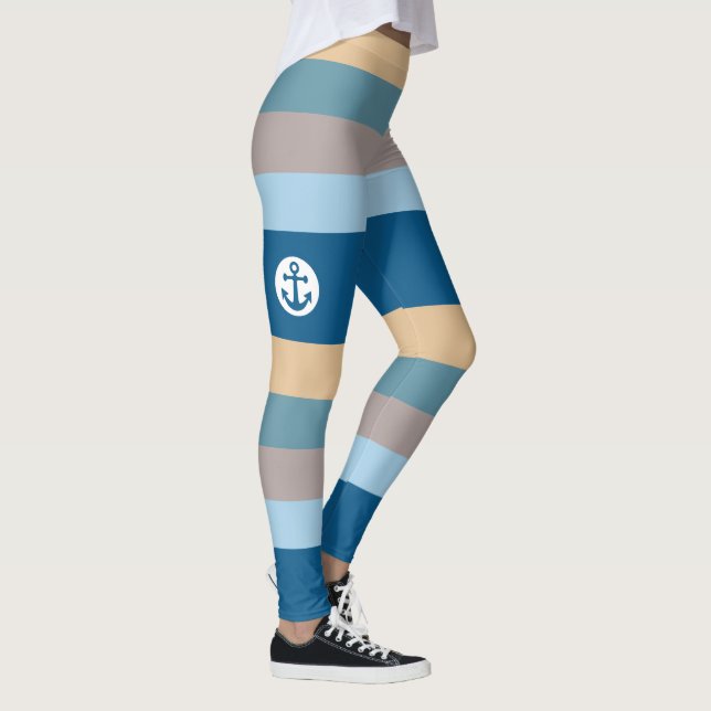 Leggings Leyendas de franjas náuticas (Derecha)