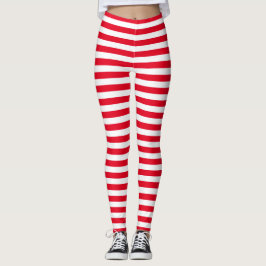Leggings Leyendas de franjas rojas
