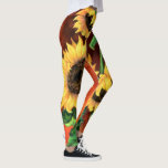 Leggings Leyendas de girasoles<br><div class="desc">Hermosos Tres Sunflower</div>