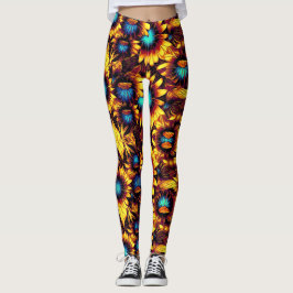 Leggings Leyendas de girasoles luminosas