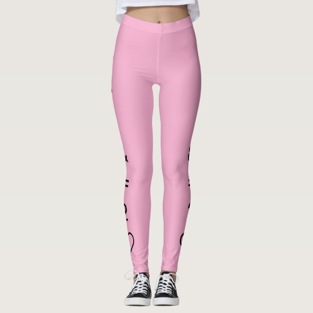 Leggings Leyendas de glifos de amor (Anverso)